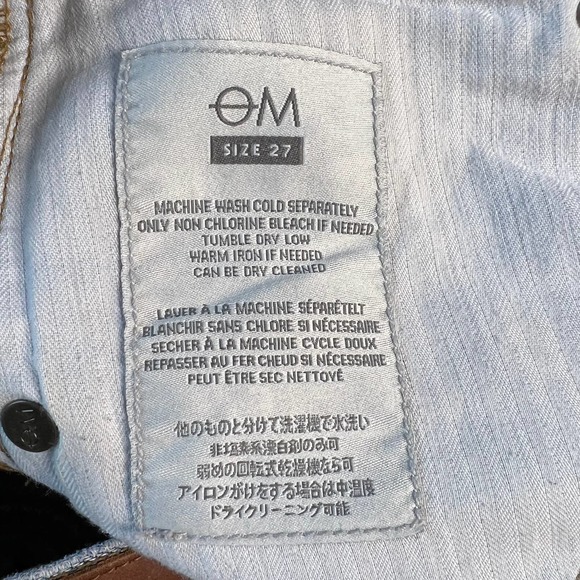 Objects Without Meaning Boy Zip Denim Jeans Fly-Button Medium Wash Pants Size 27 - Picture 5 of 12